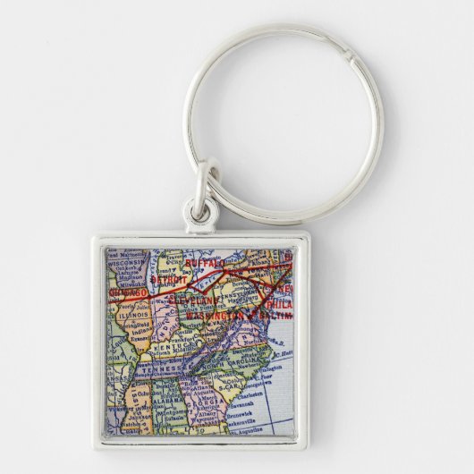 アメリカン・エキスプレスの船積み キーホルダー (正面)