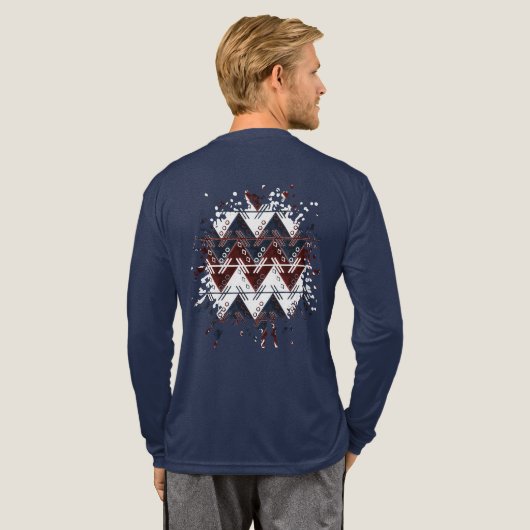 アメリカン・エコー トライブレンドTシャツ (背面全体)