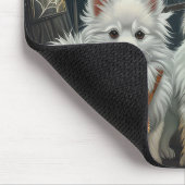 アメリカン・エスキモー不気味ハロウィーン マウスパッド (コーナー)