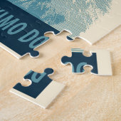 アメリカン・エスキモー犬の政治的希望パロディ ジグソーパズル (側面)