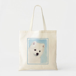 アメリカン・エスキモー絵画・ドッグのオリジナル- American Dog Art トートバッグ