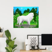 アメリカン・エスキモー・ドッグのポスター ポスター (ホームオフィス)