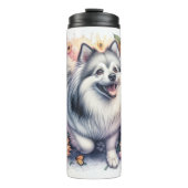 アメリカン・エスキモー・ドッグの嬉しい開花 タンブラー (正面)