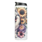 アメリカン・エスキモー・ドッグの嬉しい開花 タンブラー (回転右)