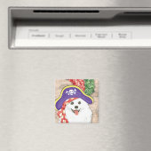 アメリカン・エスキモー・ドッグ海賊マグネット マグネット (インサイチュ (食洗機))