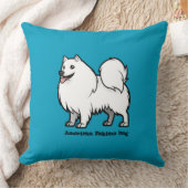 アメリカン・エスキモー・ドッグ クッション (ブランケット)