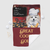 アメリカン・エスキモー・ドッグ ゴルフタオル (インサイチュ)