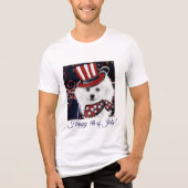 アメリカン・エスキモー・ドッグ  トライブレンドＴシャツ (正面)