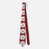 アメリカン・エスキモー・ドッグ ネクタイ (正面)