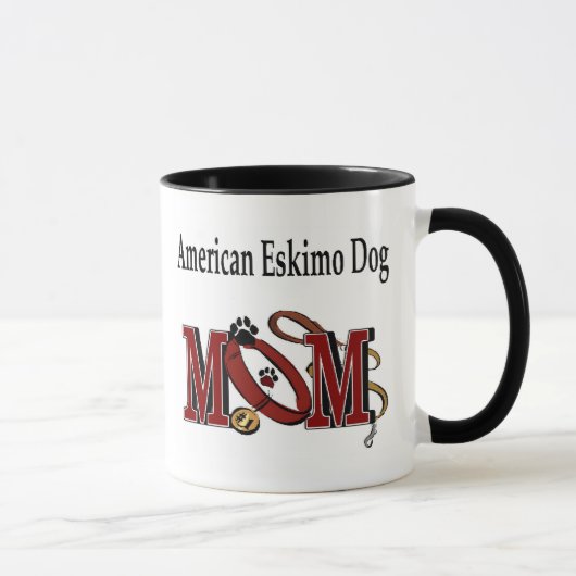 アメリカン・エスキモー・ドッグMOM マグカップ (右)