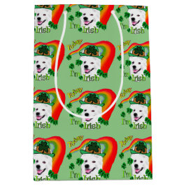 アメリカン・エスキモー・ドッグSaint patricks day ミディアムペーパーバッグ