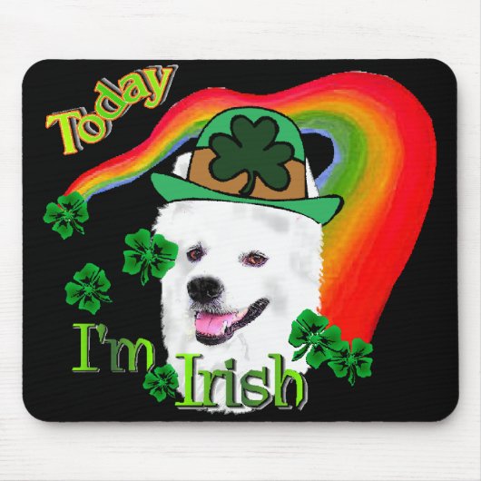 アメリカン・エスキモー・ドッグSt patricks マウスパッド (正面)