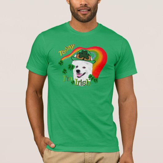 アメリカン・エスキモー・ドッグSt patricks Tシャツ (正面)