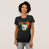 アメリカン・エスキモー・ドッグSt patricks Tシャツ (正面フル)