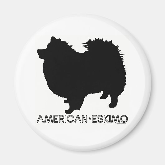 アメリカン・エスキモー・マグネット マグネット (正面)