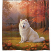 アメリカン・エスキモin紅葉秋インスパイア シャワーカーテン (正面)