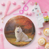 アメリカン・エスキモin紅葉秋インスパイア ペーパープレート (パーティー)