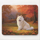 アメリカン・エスキモin紅葉秋インスパイア マウスパッド (正面)