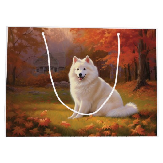 アメリカン・エスキモin紅葉秋インスパイア ラージペーパーバッグ (裏面)