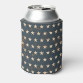 アメリカン・オールド・グローリー 7月4日の星 缶クーラー (缶裏面)