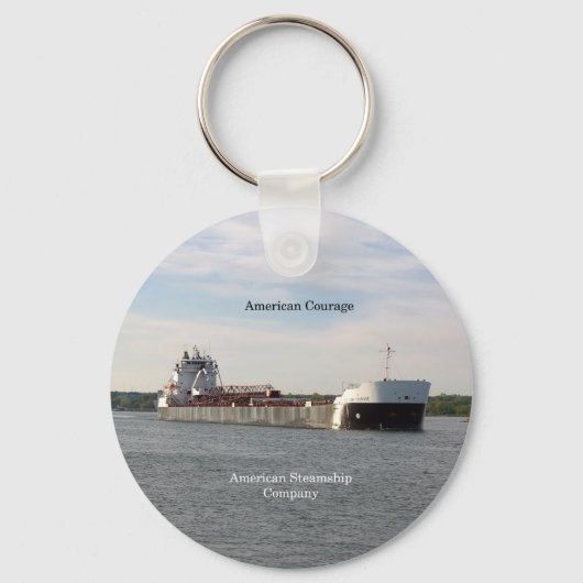 アメリカン・カレッジ チェーン キーホルダー (正面)