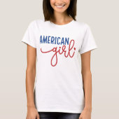 アメリカン・ガール、7月4日 Tシャツ (正面)