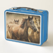 アメリカン・クォーター・ウマ走ーズ メタルランチボックス (裏面)