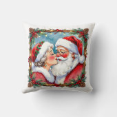 アメリカン クラシックなクリスマス | サンタ夫妻 クッション (裏面)