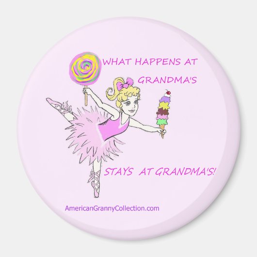 アメリカン・グラニー・マグネット マグネット (正面)