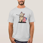アメリカン ケアーン テリア ベーシック T シャツ (正面)