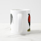 アメリカン·ゲームBB黒赤鶏 ジャンボコーヒーマグカップ (裏面)