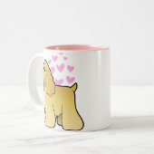 アメリカン・コッカー・スパニエル愛 ツートーンマグカップ (正面左)