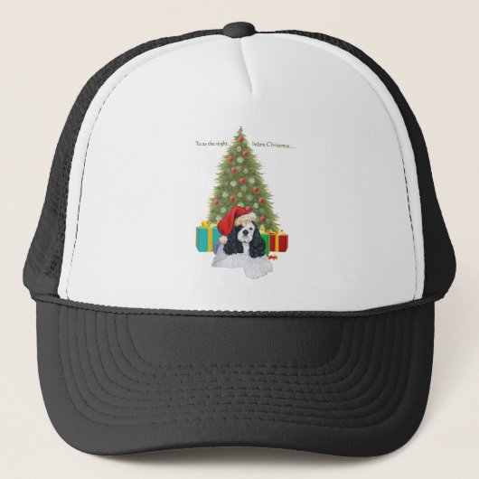 アメリカン・コッカー・スパニエル クリスマス キャップ (正面)