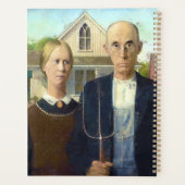 アメリカン・ゴシックファインアート油彩画最高傑作 プランナー手帳 (裏面)