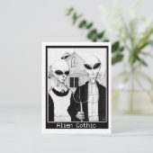 アメリカン・ゴシック,エイリアンポートレート,エイリアン ポストカード (スタンド正面)