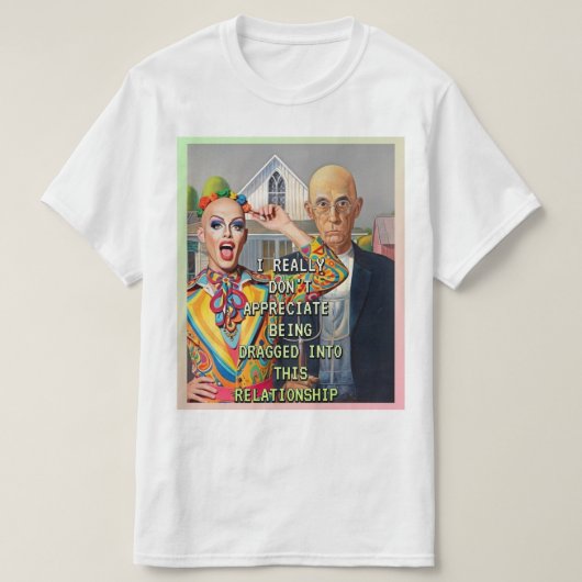 アメリカン・ゴシック・リビジタッド Tシャツ (デザイン正面)