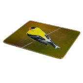 アメリカン・ゴールドフィンチ – オリジナル写真 カッティングボード (角)
