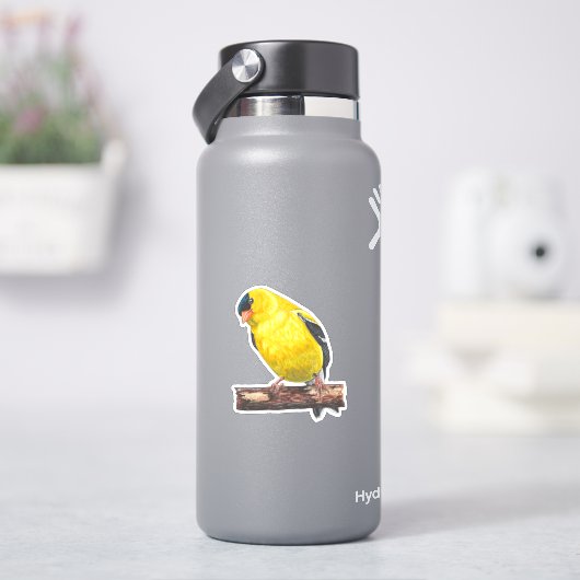 アメリカン・ゴールドフィンチ・ステッカー シール (HydroFlask)