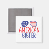アメリカン・シスター マグネット (正面/裏面)