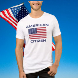 アメリカン・シチズン・ボールド USA フラグ Tシャツ