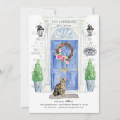 アメリカン·ショートヘア·ブラウン·虎猫の引っ越し案内 招待状 (正面)