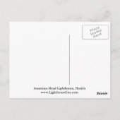 アメリカン・ショール・ライトハウス、フロリダ州のポストカード ポストカード (裏面)