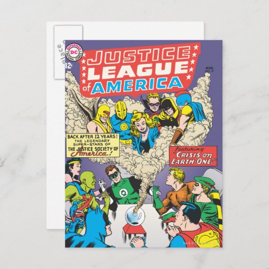 アメリカン・ジャスティス・リーグ 21号 - 8月号 ポストカード (正面/裏面)