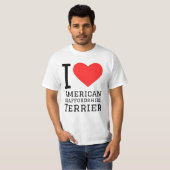 アメリカン・スタッフォードシャー・テリアが好き Tシャツ (正面フル)