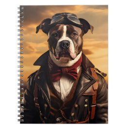 アメリカン・スタッフォードシャー・テリア パイロット ビンテージ ノートブック