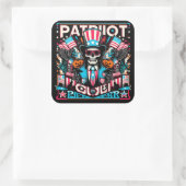 アメリカン・スピリットフェスティバルポップ・アートの・イン・アートスタイル スクエアシール (バッグ)