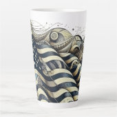 アメリカン・スピリット芸術的しゃれている、 カフェラテマグ (正面)