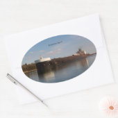 アメリカン・スピリット・ステッカー 楕円形シール (封筒)