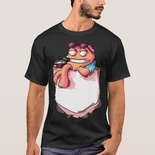 アメリカン・ダッド!ポケットの中のクラウス Tシャツ (正面)