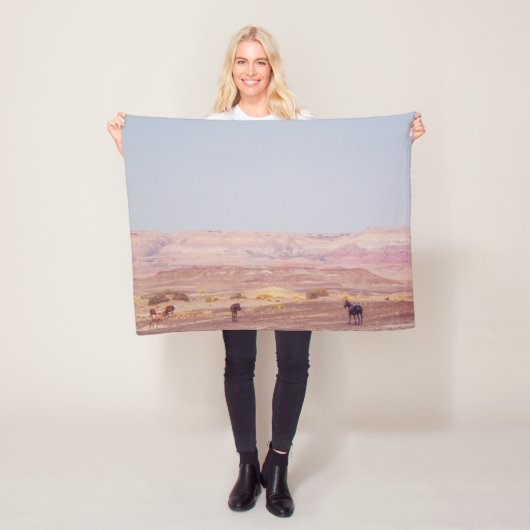 アメリカン・デザートウマP8670 フリースブランケット (インサイチュ)